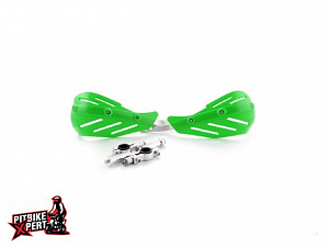 Защита рук (пара) HP15 зеленые армированные SM-PARTS